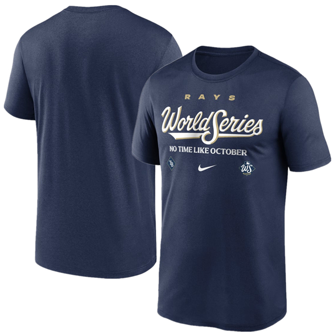 Men's Navy Tampa Bay Rays 2026 World Series Collection Legend Dri-FIT T-Shirt